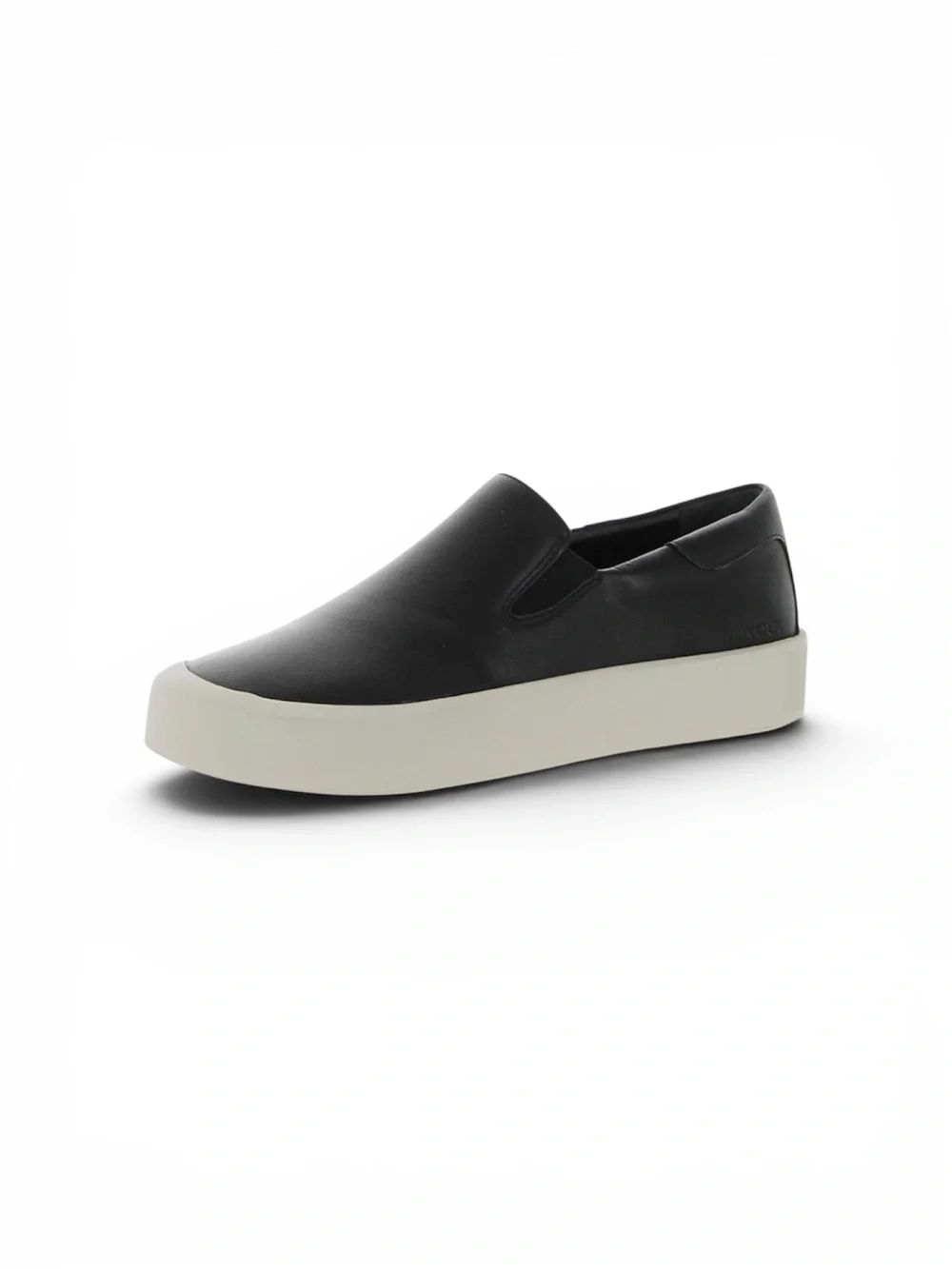 Vince Womens Ginelle Leather Slip on Sneaker. Color Black. Size 9 NWOB